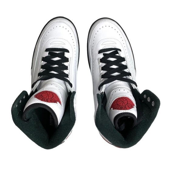 Nike Air Jordan 2 Kids Retro OG Chicago White Red Black‎ GS Size 7Y New with Box - Picture 4 of 12